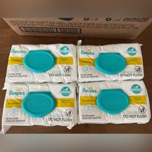 New Pampers Sensitive Fragrance Free Baby Wipes, Hypoallergenic, 288 wipes